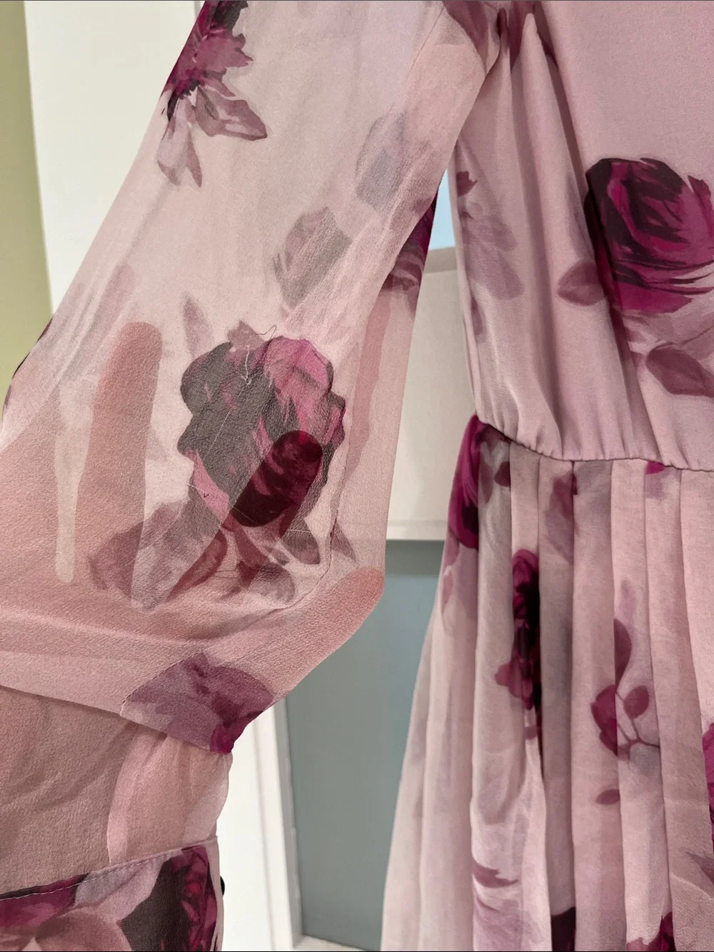 kate spade Pink Floral Midi Dress silk as seen on Kate Middleton